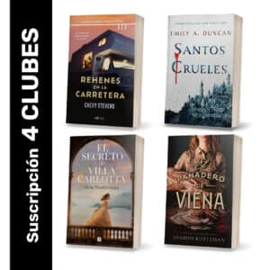 Pack suscripción x4 - Clubes Thriller + Fantasy + Romántica + Sorpresa