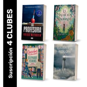 Pack suscripción x4 - Clubes Thriller + Fantasy + Romántica + Sorpresa