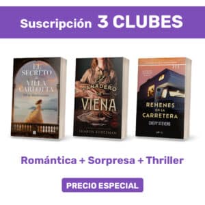 Pack suscripción x3 - Clubes Romántica + Sorpresa + Thriller
