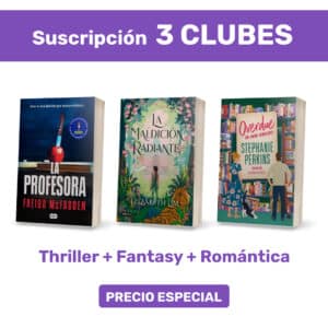 Pack suscripción Thriller + Fantasy + Romántica