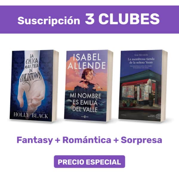 Pack suscripción x3 - Clubes Fantasy + Romántica + Sorpresa