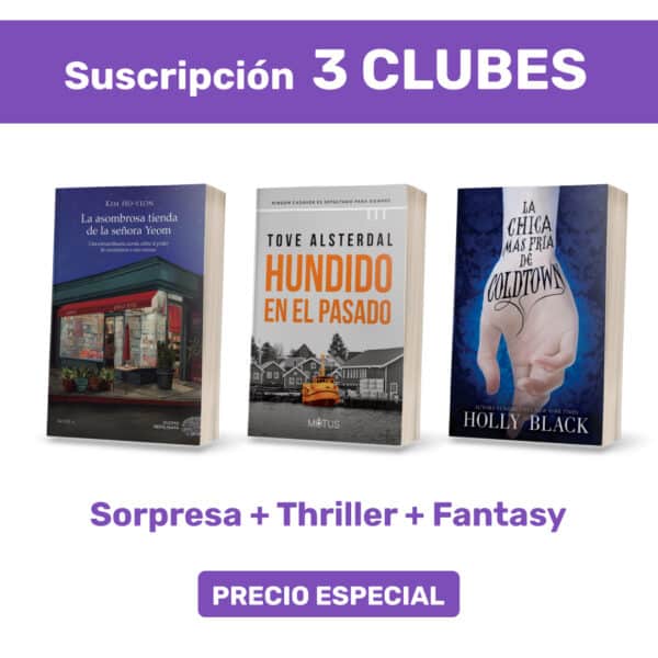 Pack suscripción x3 - Clubes Sorpresa +Thriller + Fantasy