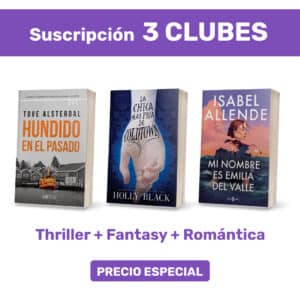 Pack suscripción Thriller + Fantasy + Romántica