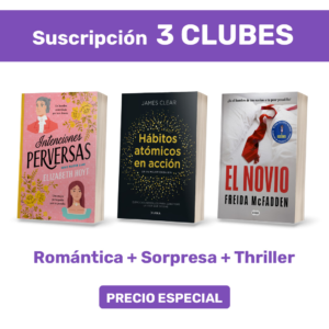 Pack suscripción x3 - Clubes Romántica + Sorpresa + Thriller