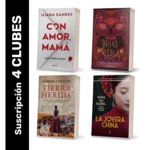Pack suscripción x4 - Clubes Thriller + Fantasy + Romántica + Sorpresa