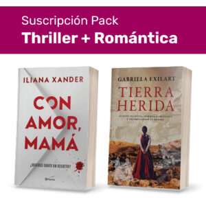 Pack Suscripción Thriller + Romántica